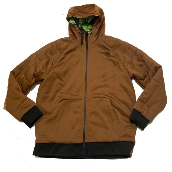 The North Face men’s reversible puffer jacket featuring tropical print - Picture 11 of 11
